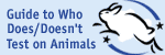 SUPPORT COMPANIES THAT DON'T TEST ON ANIMALS