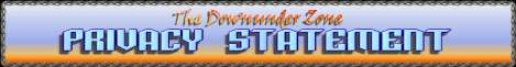 Downunder Zone Privacy Statement header graphic