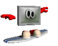 computer surfing - animated gif from animation factory