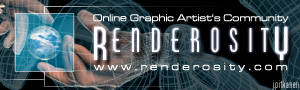 Renderosity Logo - Graphic Artists community