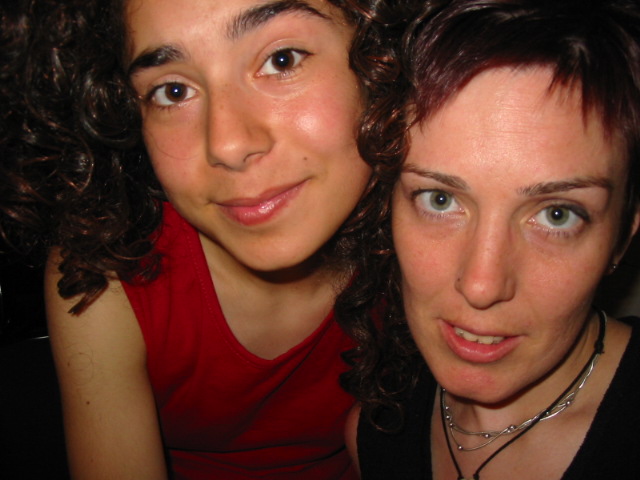 Canan, me, and an enormous wig
