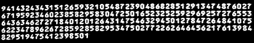216 Digit number from Pi
