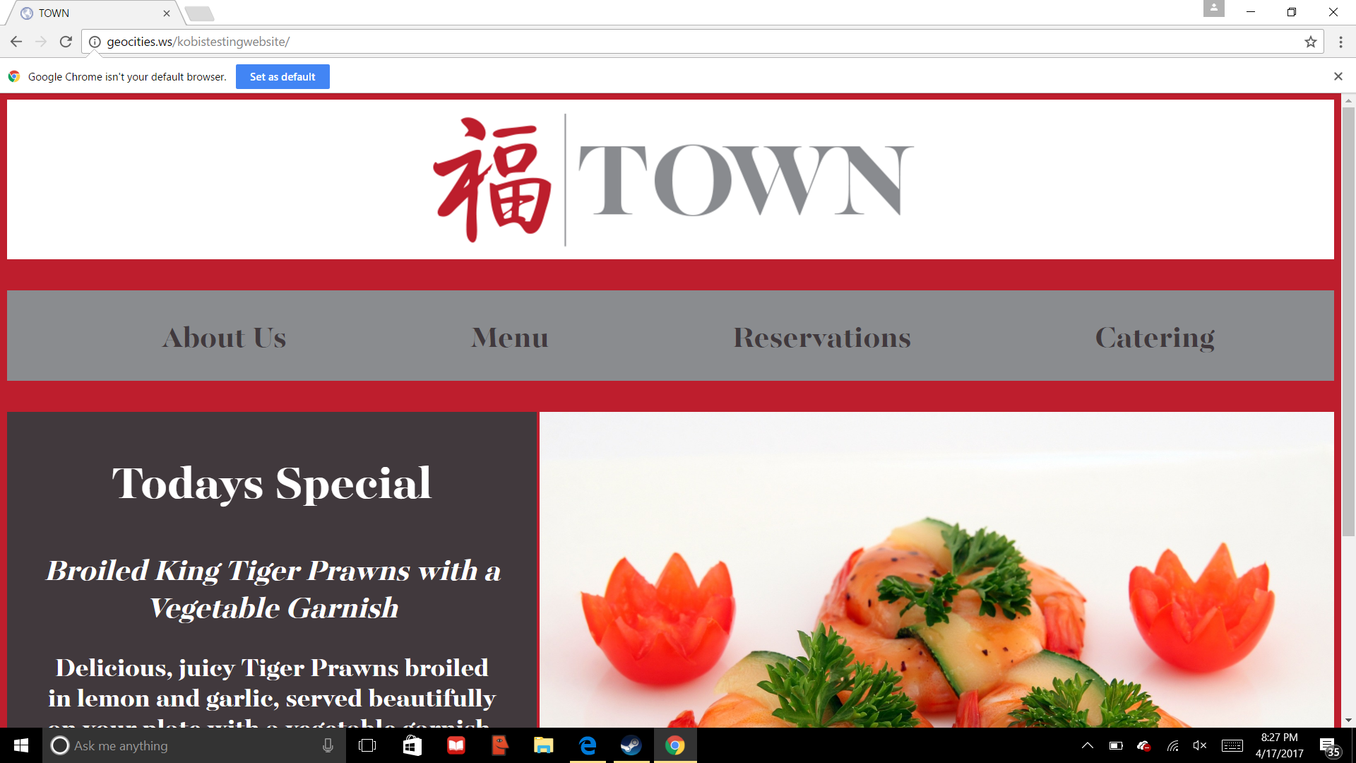 Town Webpage