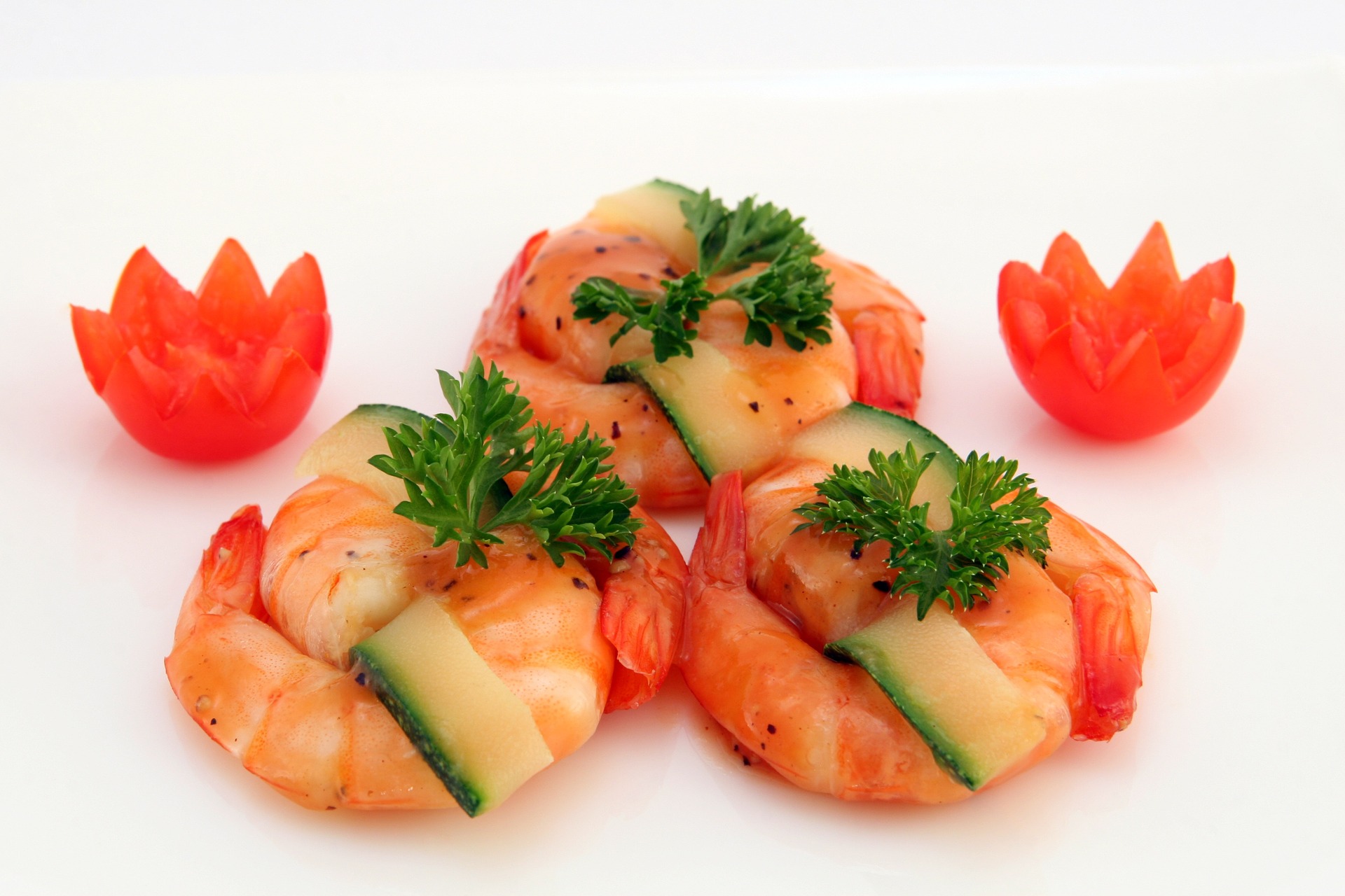 Broiled King Tiger Prawns