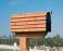 wooden mailbox