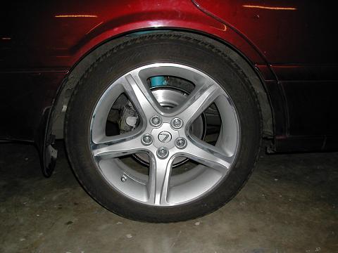 The rear disk - installed