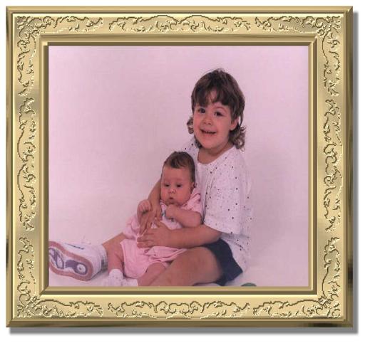 Courtney holding Katelyn