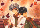 Touya and Yukito with autumn leaves