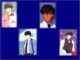 four Touya pictures on a blue background
