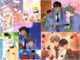 a collage of Touya and Yukito pics