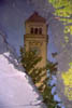 Riverfront Park Clock Tower reflection in water