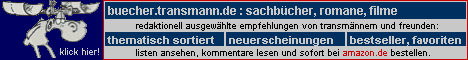 B&uuml;cher f&uuml;r Transm&auml;nner und Drag-Kings