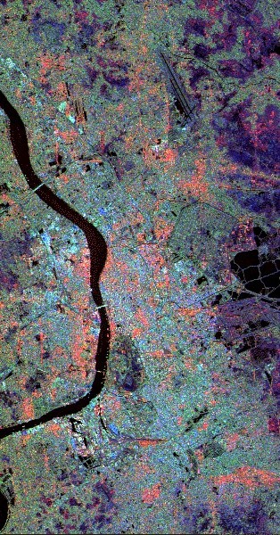 Satellite Image of Kolkata (Calcutta)