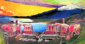 CSONTV�RY Kosztka Tivadar: Taormina - National Gallery, Budapest, Hungary