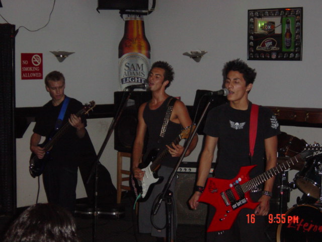 Kevin Valencia- Bass Erik Stuenckel-guitar/vocals Greg Steward- guitar/ lead vocals