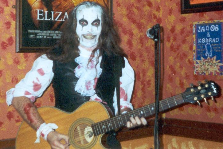 Konrad at The Walmer Castle, Halloween 2000