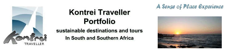 Kontrei Traveller Portfolio of Sustainable destinations and tours In Paarl and in South Africa.