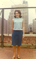 On the roof of my apartment building in New York
