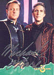 The two male leaders of Babylon 5...Sinclair and Sheridan
