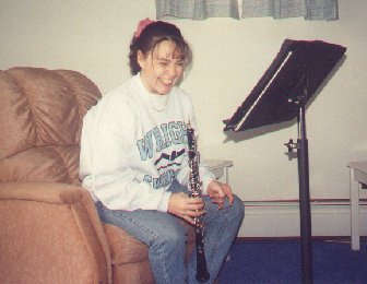 Wendy was the first student at Hickory Elementary school to play an Oboe...and she chose that instrument all by herself