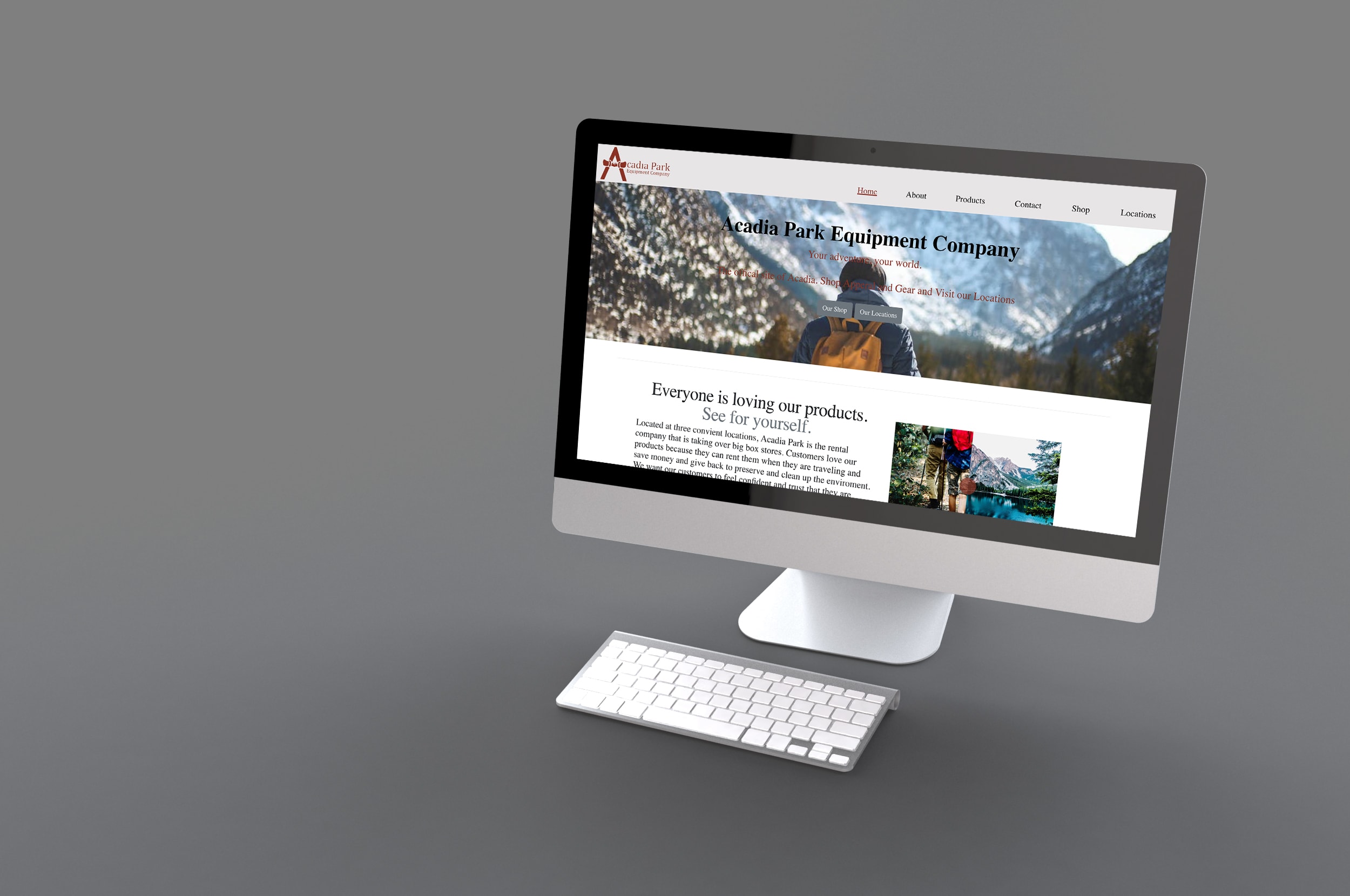 Acadia Park Final Mockup