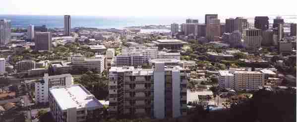 View from Punchbowl of Honolulu - click for larger version!