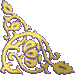 Gold-leaf, left-bottom corner