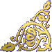 Gold-leaf, right-bottom corner