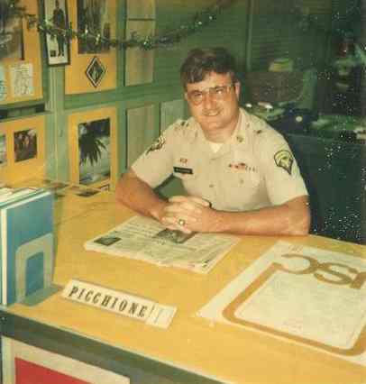 Frank Picchione, USARPAC-Honolulu SP6 Computer Programmer, REMF, Company Clerk, CIA Spook Enthusiast