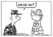 Army Cartoon Characters from Murphy's Law