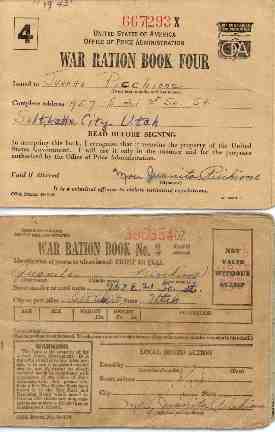U.S. Ration Books (Cover)