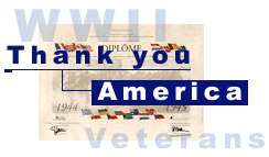 Thank You - America 

 by The French Goverment for from 6-4-44 to 5-8-45 &nbsp; 

 - not awarded posthumously, though...

 - Sorry, Dad -- you deserve it!