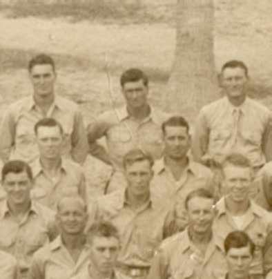 My dad in the formation
