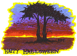 halloween land sketch