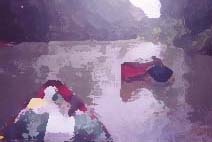painty pix of river clean-up