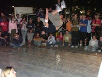 Duncan mid way into an endo at civic performance