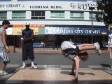 Dranxz in civic holdin' an invert