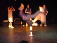 Hyiku's toe tap's at Zapt performance