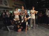 Some of left at the end of civic performance