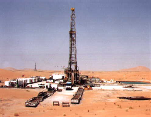 During my visit, two rigs were drilling/logging at the same time