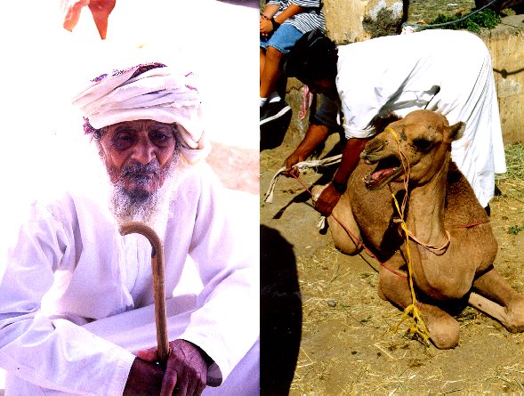 Two of the most characteristic faces of Oman