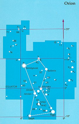 Map of Orion