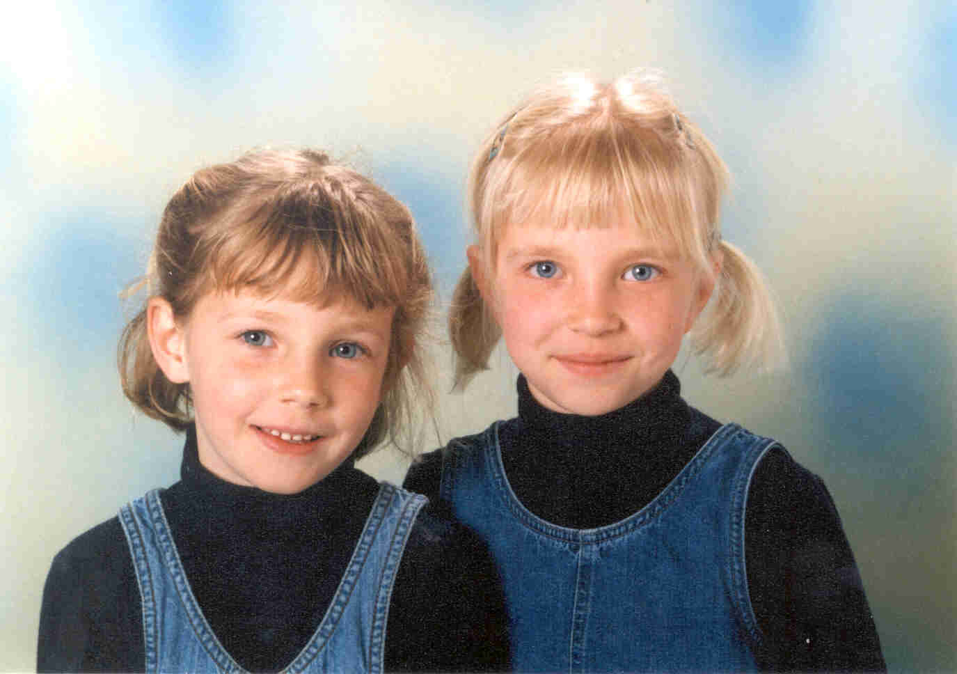 Britt and Marijne school photo May 2000