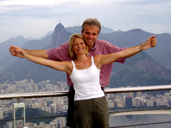 Sven and Jolette got engaged in Rio de Janeiro