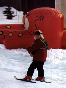 Met de skilift van Les Marmottes naar boven