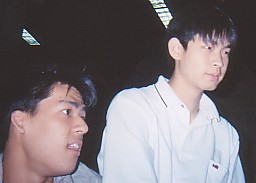 Gene and Tim looking retarded
