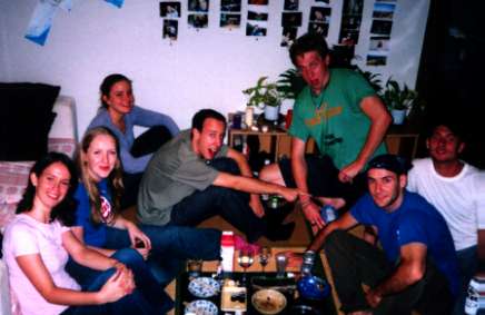 l-r, maria, holly, jess, richie, frnas, riley, jb