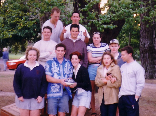 back, l-r: disco, dolan, middle, l-r: wombat, eegs, korina, whychee, front, l-r: naomi, downer, caz, kezza, koef