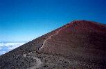 Trail up Mauna Kea