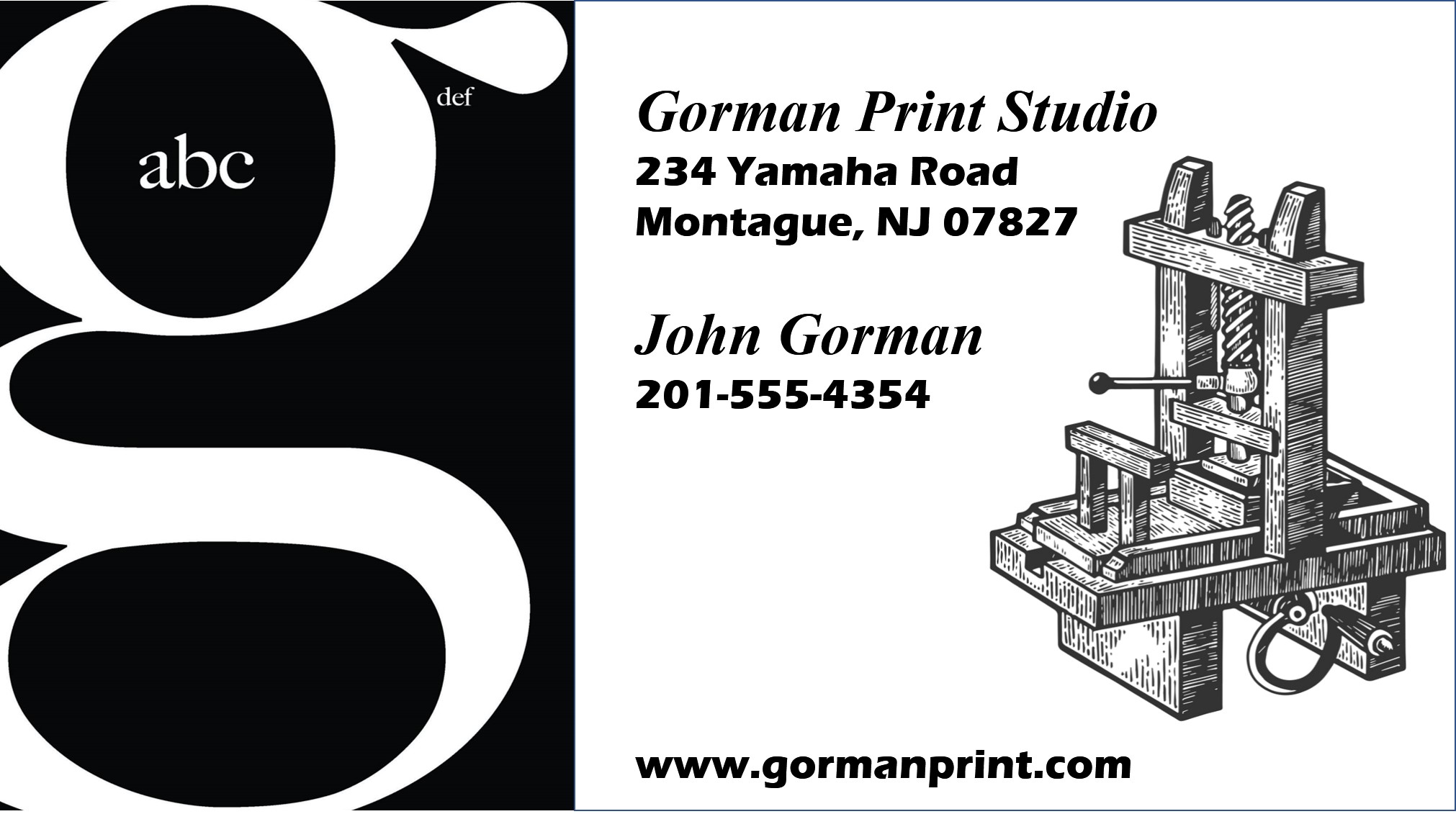 Gorman Card